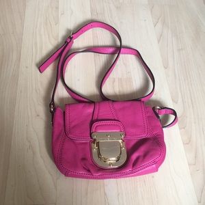 Michael Kors hot pink crossbody bag